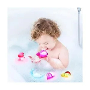 Cibolar Juguetes de baño de dinosaurio iluminados 6_3