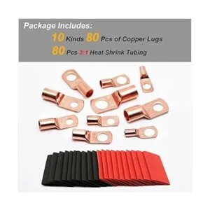 TKDMR 160 lengetas de alambre de cobre AWG2 4 6 8 10_2