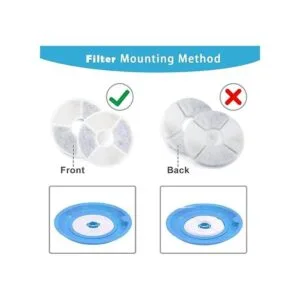 PK.ZTopia Paquete de 8 filtros de fuente de agua para_6