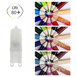 YDJoo Juego de 8 bombillas LED G9 de 1 W Mini bombillas_4