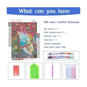 Amissz Kits de pintura de diamantes de paisaje para_5