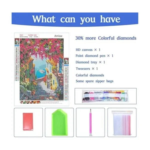 Amissz Kits de pintura de diamantes de paisaje para_5