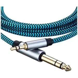 Cable de audio estéreo TRS de 0.138 in a 0.250 in para_1