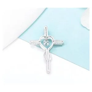 LGSY Colgante de plata de ley con forma de cruz de corazón_3