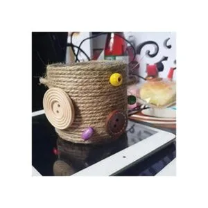 Botones de madera redondos surtidos negro marrón beige_7