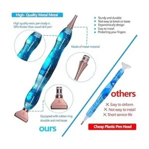Kit de 17 bolígrafos de pintura de diamante con puntas de_3