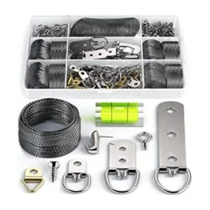 Kit de 100 piezas de alambre para colgar en forma de D_1