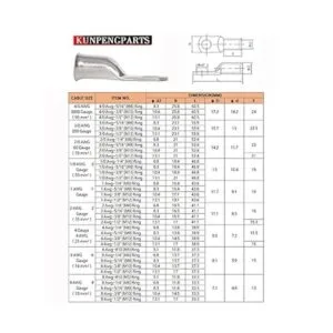 Tapones de alambre de cobre estañado resistentes de 4 x_2