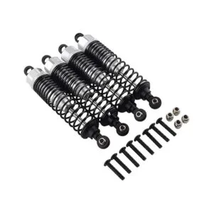 GDOOL 4 amortiguadores delanteros traseros de 3.858 in_3