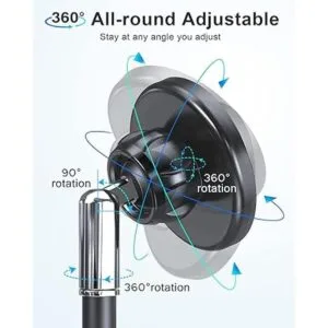 EWA Magnetic Phone Stand 360Rotation Adjustable Cell_3
