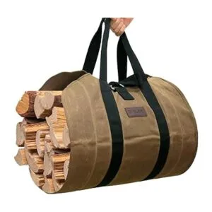 Gialer Portabebés de leña bolsa de lona resistente bolsa_5