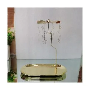 kingnero Candelabro giratorio para velas de carrusel para_3