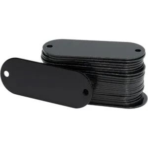 StayMax Etiquetas de aluminio grabadas en blanco con 2_3