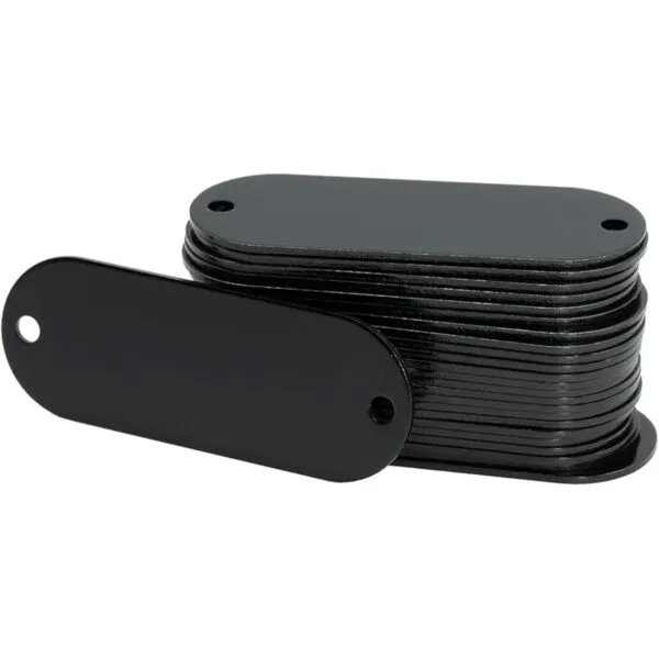 StayMax Etiquetas de aluminio grabadas en blanco con 2_3