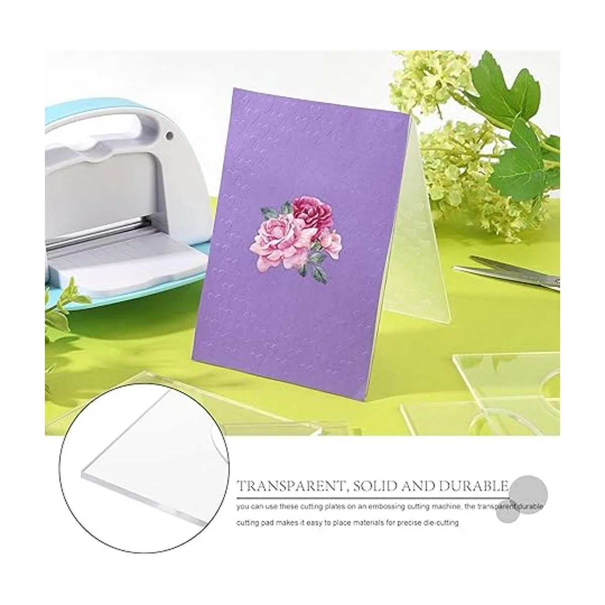 BENECREAT Juego de 4 carpetas de plástico con marco_6