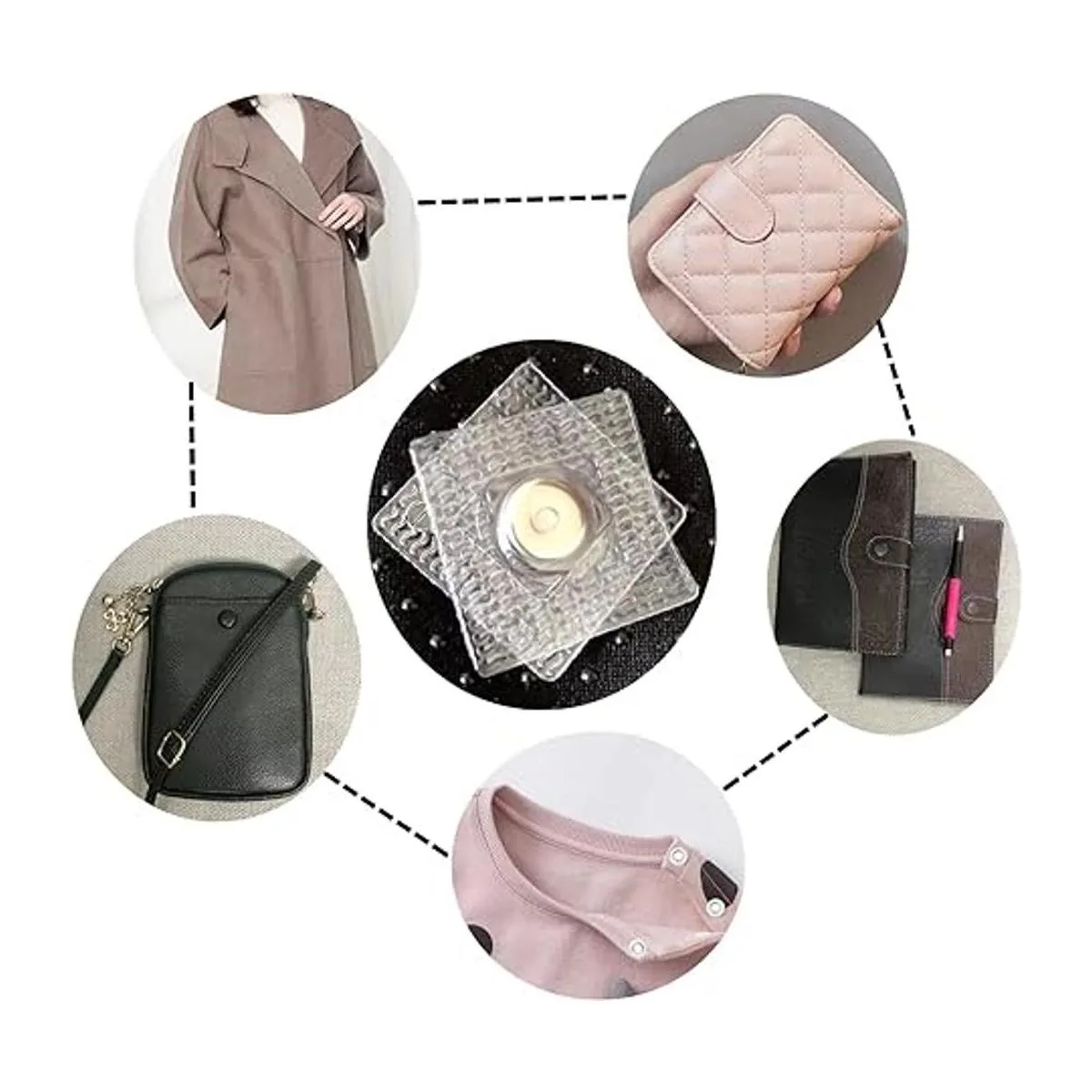 wan 20 pares de broches supermagnéticos de costura oculta_5