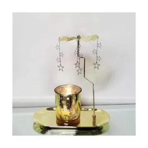 kingnero Candelabro giratorio para velas de carrusel para_6
