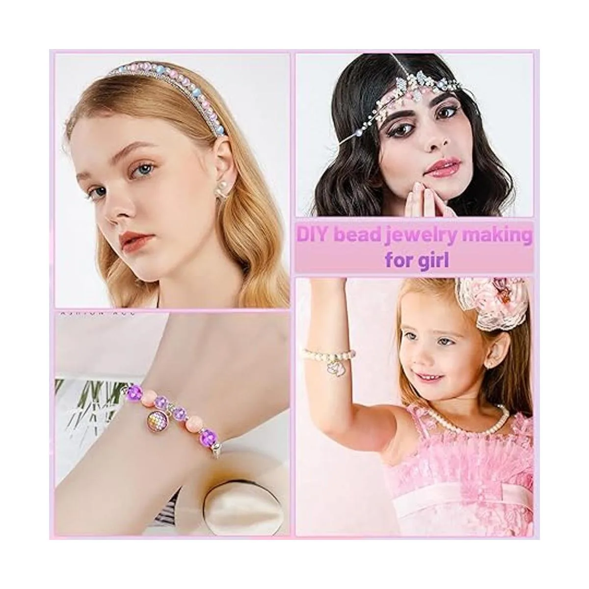 Cludoo 773 cuentas de sirena para hacer joyas kit de_6