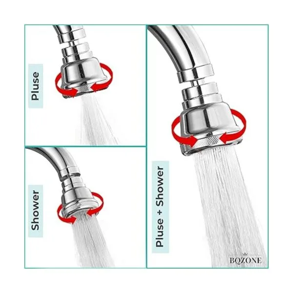 BQZONE Accesorio de rociador para grifo de fregadero de_3