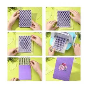 BENECREAT Juego de 4 carpetas de plástico con marco_4