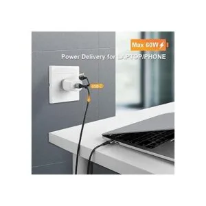 CableCreation Cable USB a USB C de 4 pies 60 W 2 en 1_4