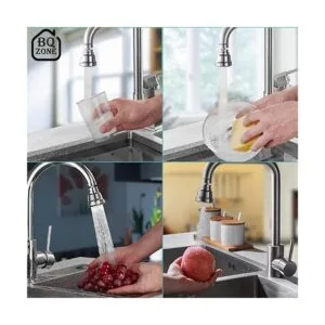 BQZONE Accesorio de rociador para grifo de fregadero de_5