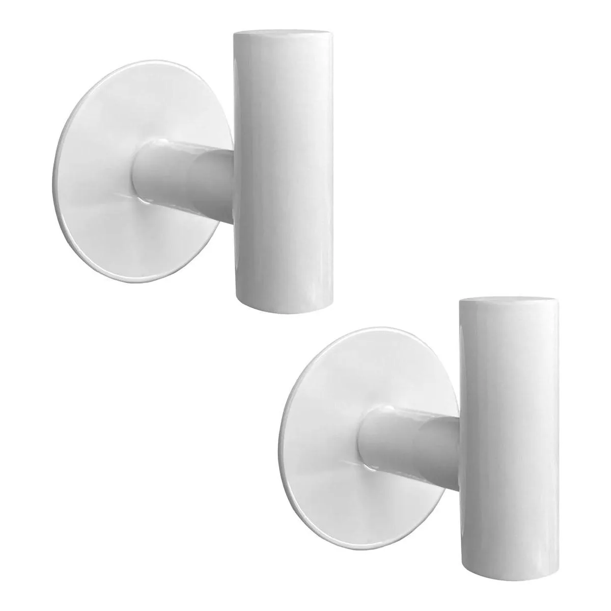 BIOMOTY Ganchos de pared adhesivos blancos 2 paquetes_1