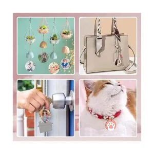 Llavero de sublimación en blanco a granel 120 piezas de_2