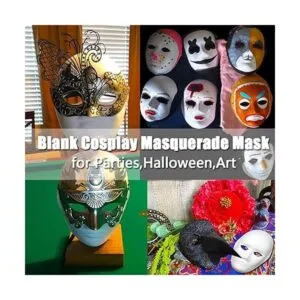 12 máscaras faciales completas de bricolaje máscaras de_4