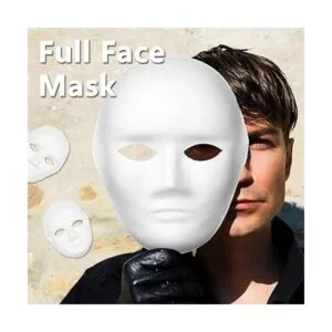 12 máscaras faciales completas de bricolaje máscaras de_6