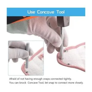 Snaps Buttons with Fastener Pliers Press Tool Kit Snaps_6