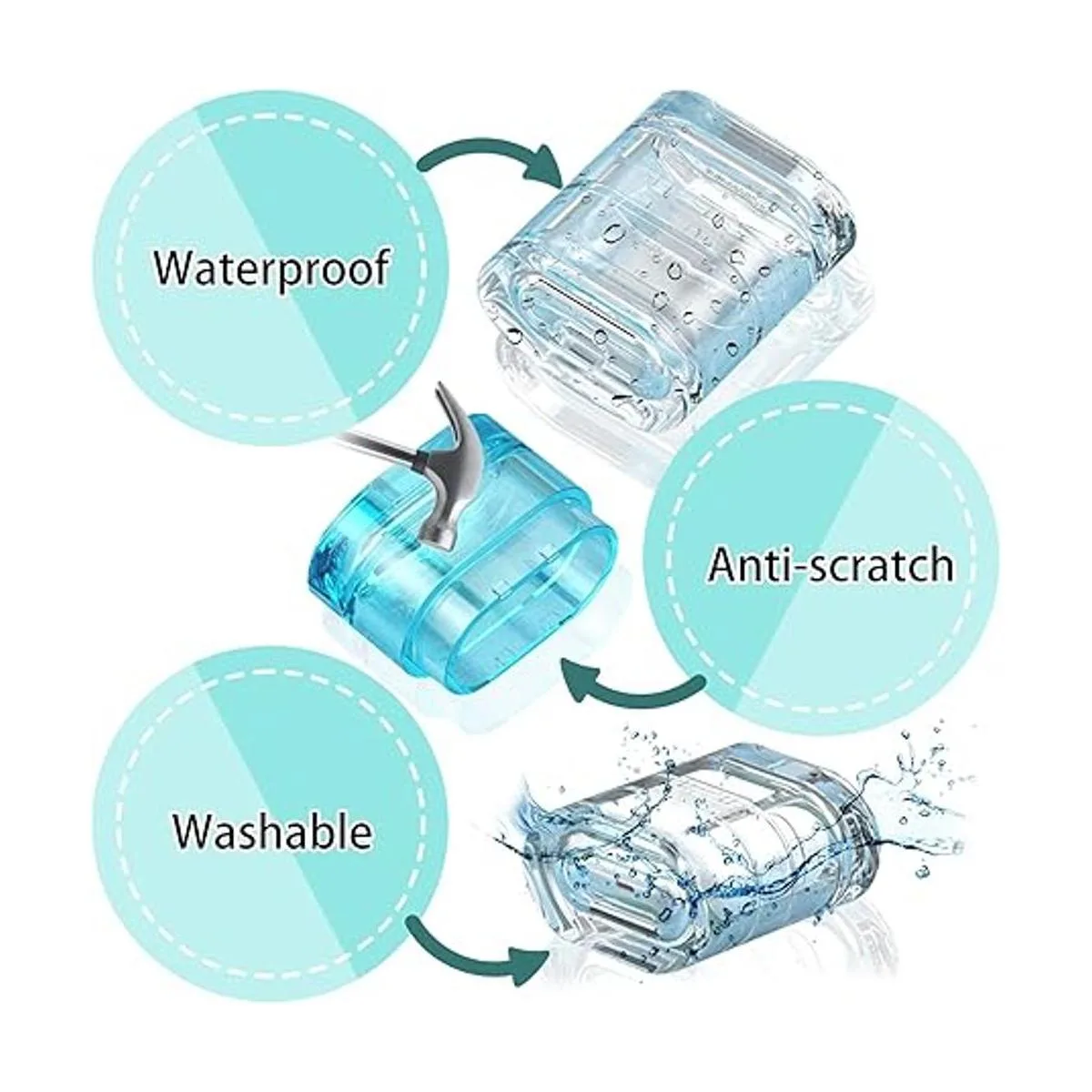 Moldes de silicona de resina para auriculares y soporte_4