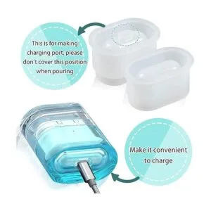 Moldes de silicona de resina para auriculares y soporte_3