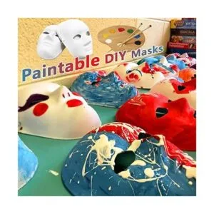 12 máscaras faciales completas de bricolaje máscaras de_3