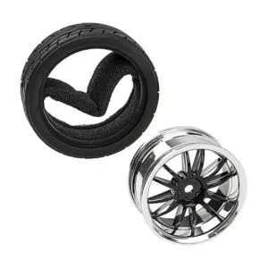 HIRCQOO Llantas hexagonales de 0.472 in y neumáticos de_4