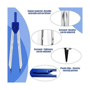 Juego de 2 calibradores EKG y regla EKG juego de_3