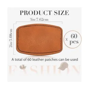 60 parches de cuero sintético en blanco con adhesivo_2