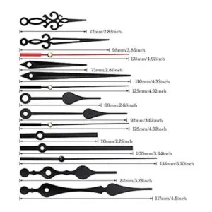 5 piezas de mecanismo de movimiento de reloj manecillas_3