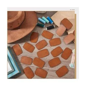 60 parches de cuero sintético en blanco con adhesivo_7