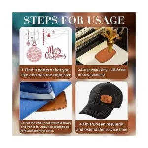 60 parches de cuero sintético en blanco con adhesivo_4