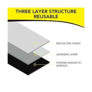 DIYMAG Hojas adhesivas magnéticas 4 x 6 pulgadas paquete_4