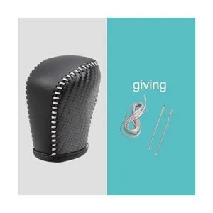 LDYFC Funda de piel para palanca de cambios de coche para_4