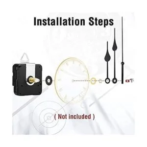 5 piezas de mecanismo de movimiento de reloj manecillas_4