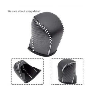 LDYFC Funda de piel para palanca de cambios de coche para_6