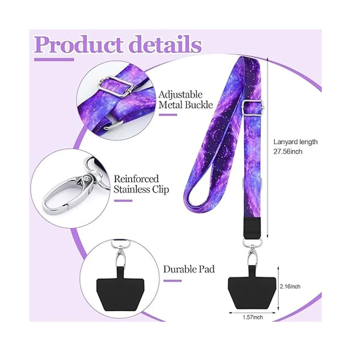 5 correas universales ajustables para el cuello con_4