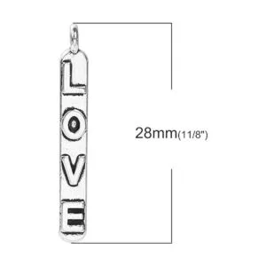 JGFinds Colgantes de mensaje de fe de Blessed Love en tono_4