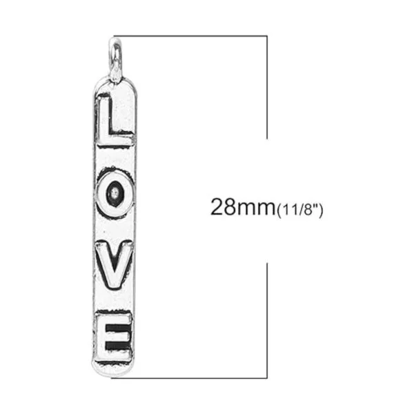 JGFinds Colgantes de mensaje de fe de Blessed Love en tono_4