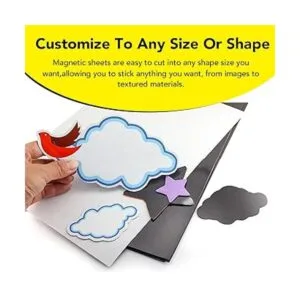 DIYMAG Hojas adhesivas magnéticas 4 x 6 pulgadas paquete_5