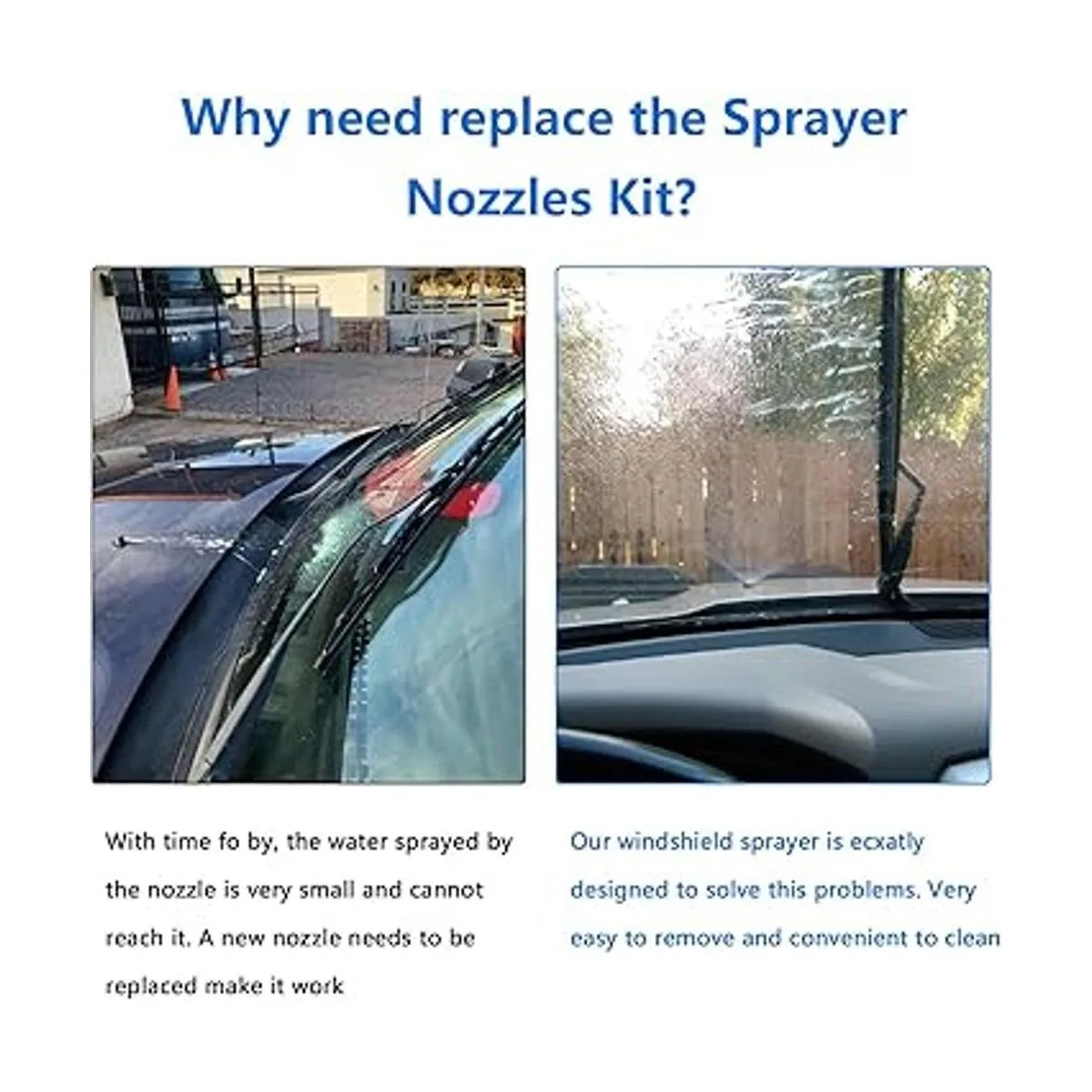 Kit de boquillas para limpiaparabrisas de repuesto para_6