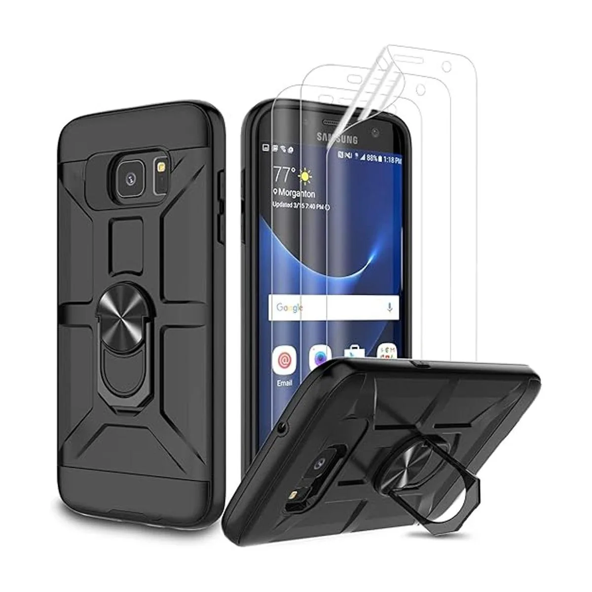 Funda para Galaxy S7 Edge funda S7 Edge con 3X HD_1